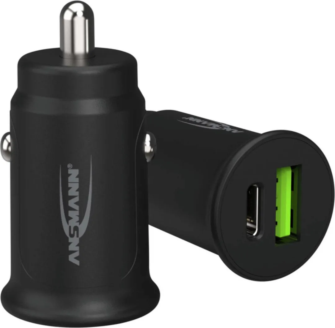 Ansmann InCar Charger CC230PD USB-oplader 30W - Zwart