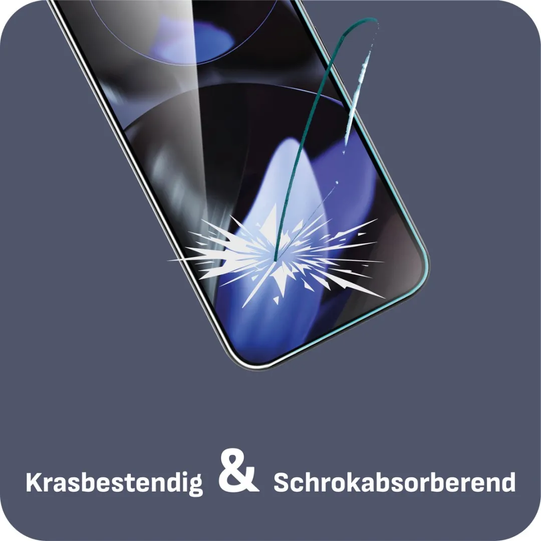 Just in Case Cazy Screenprotector Google Pixel 9a - Gehard Glas