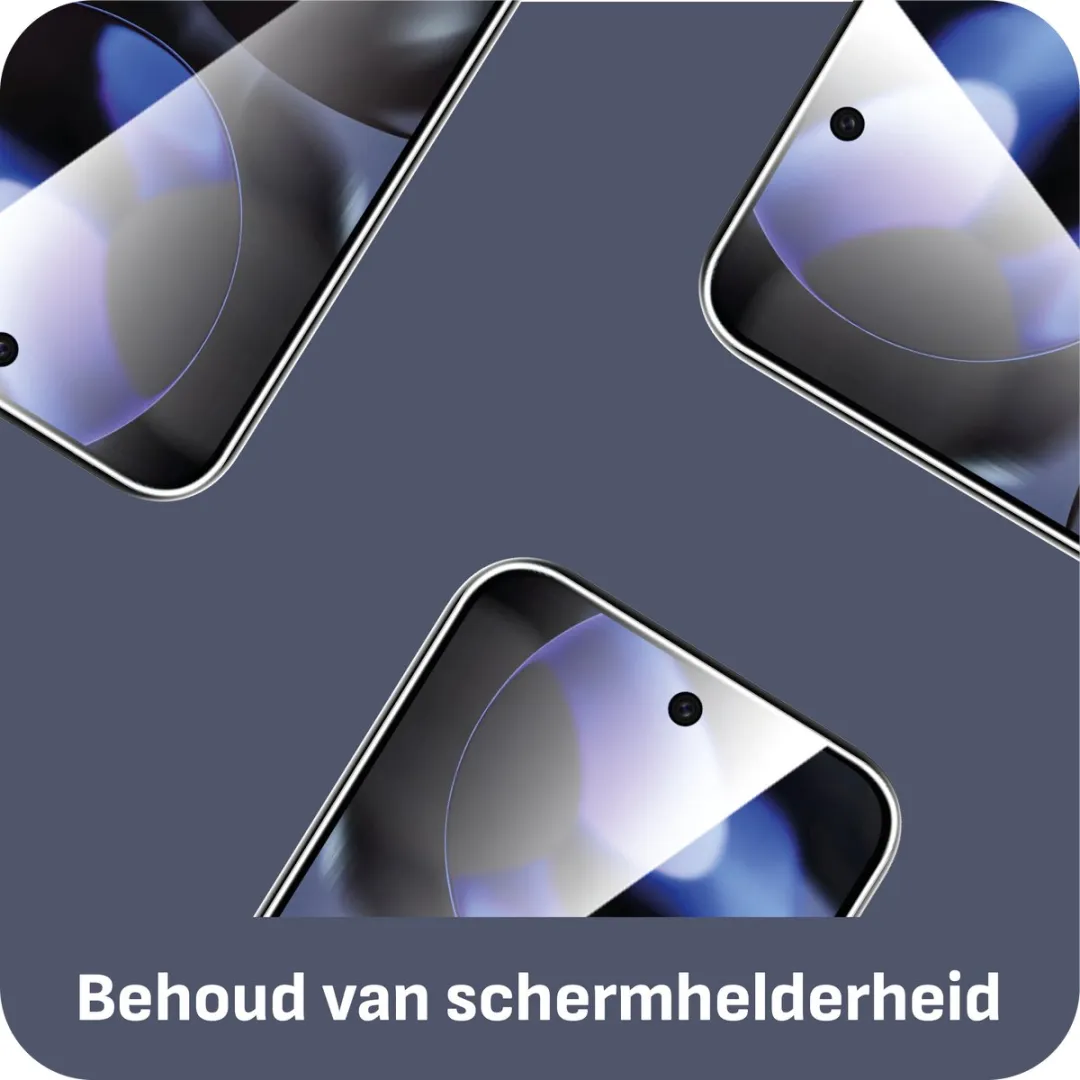 Just in Case Cazy Screenprotector Google Pixel 9a - Gehard Glas