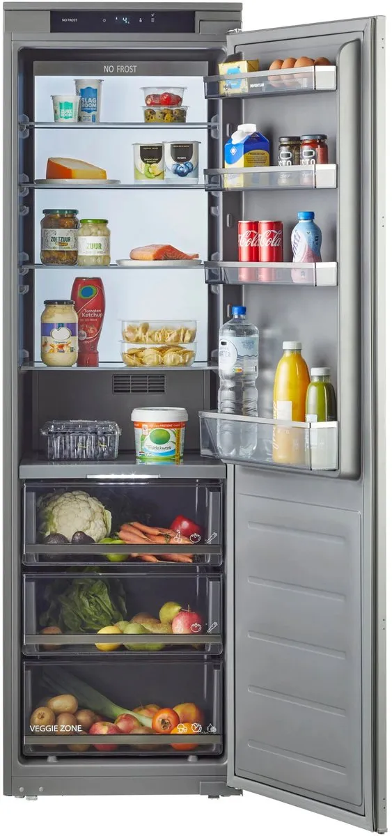 Inventum IKK1786GS Inbouw Koelkast Sleepdeur 280L
