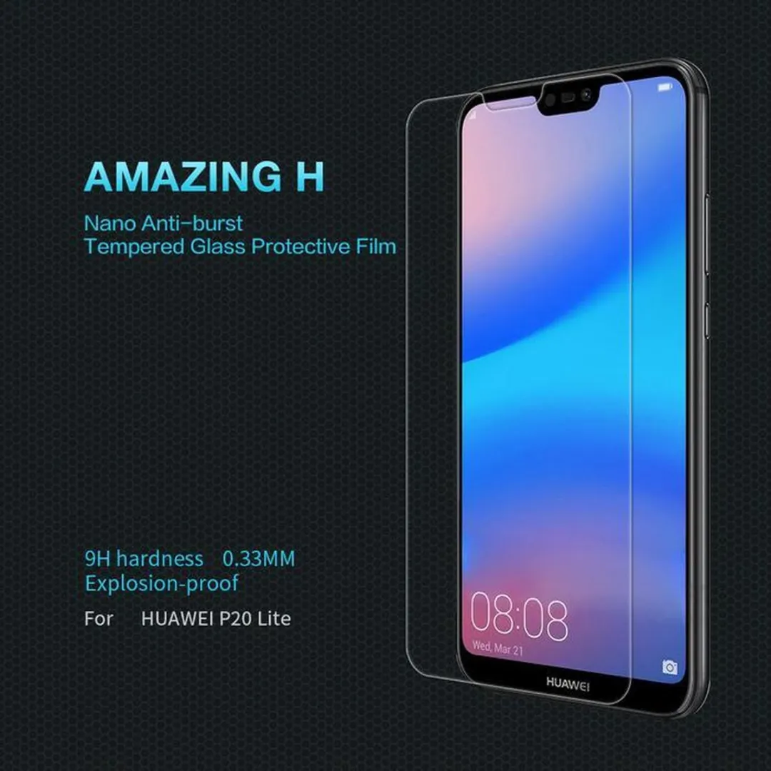 Nillkin DisplayFolio 9H Tempered Glass - Huawei P20 Lite - afbeelding 5 van 6