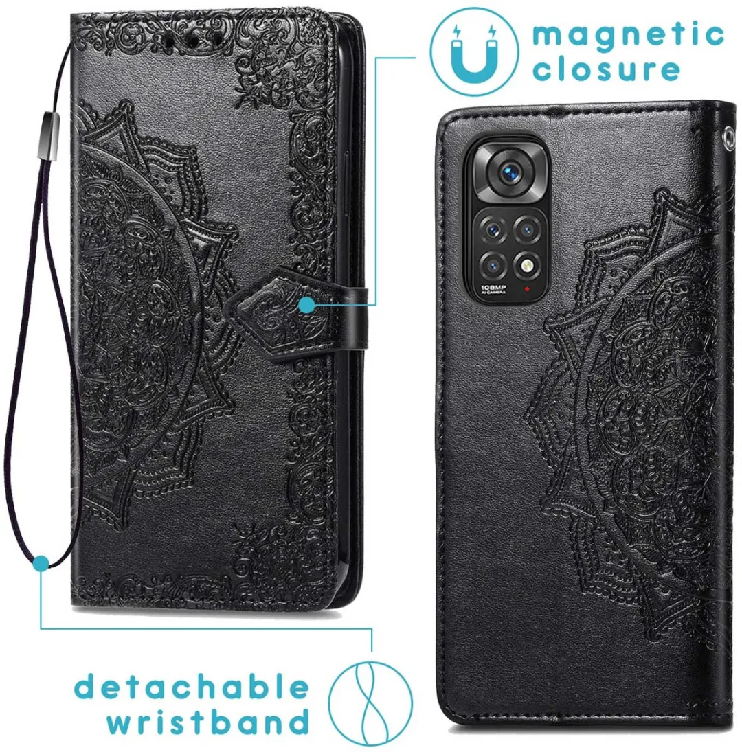 Imoshion Hoesje Xiaomi Redmi Note 11 Pro - 3 Pasjes - Zwart
