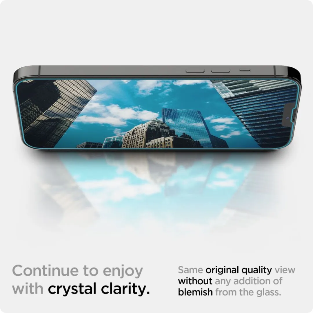 Spigen AGL03385 iPhone Screenprotector - 2 Stuks