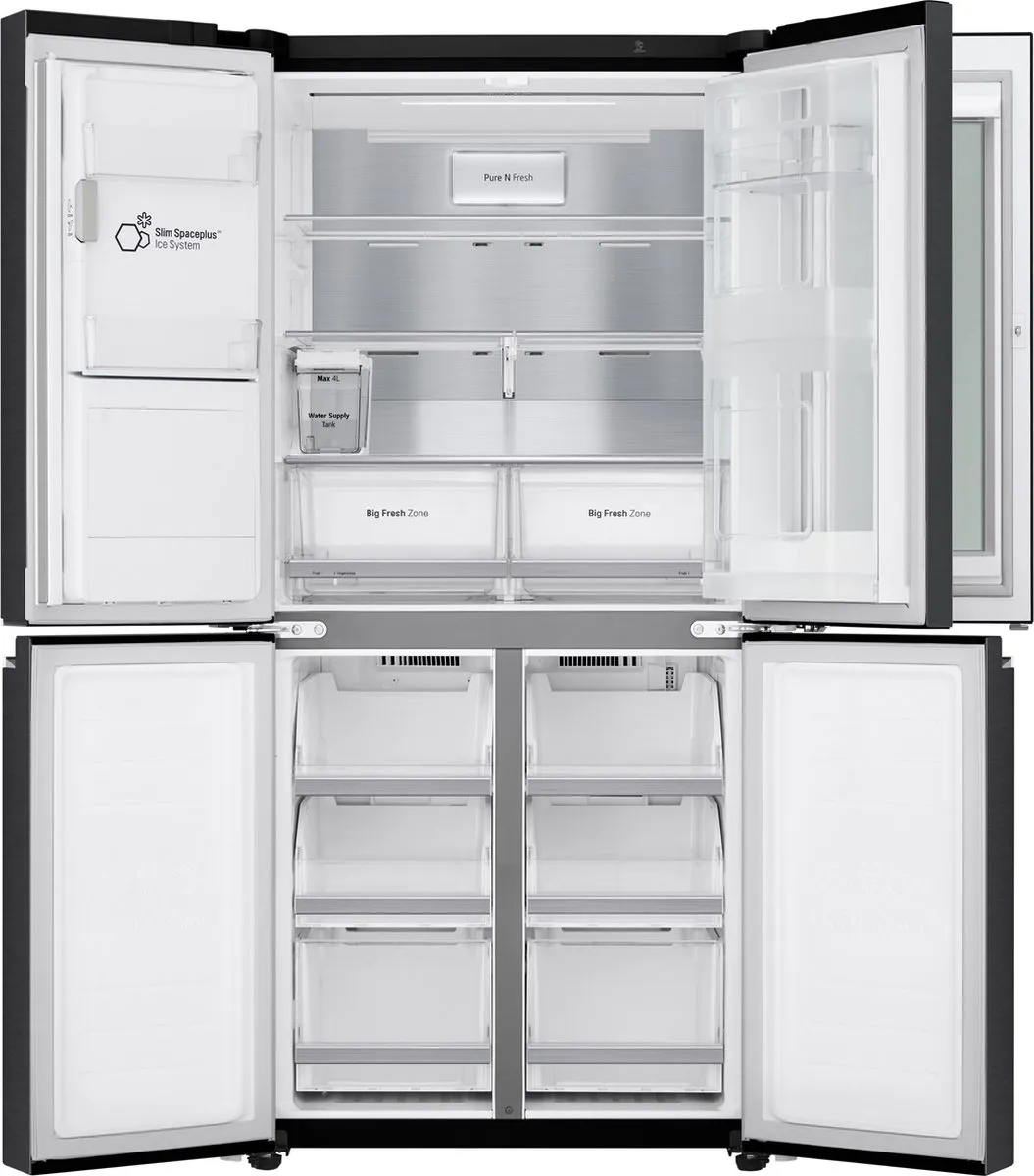LG GMX844MCBF Koelkast 508L - InstaView Door-in-Door - Water/ijsdispenser