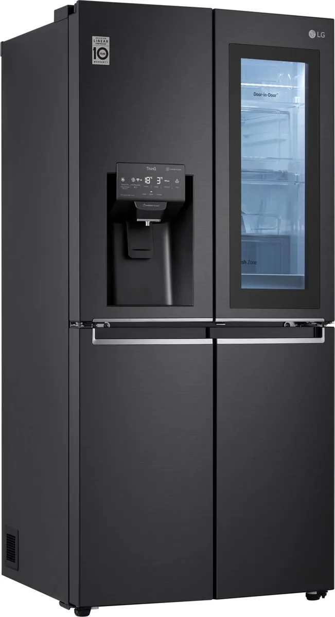 LG GMX844MCBF Koelkast 508L - InstaView Door-in-Door - Water/ijsdispenser