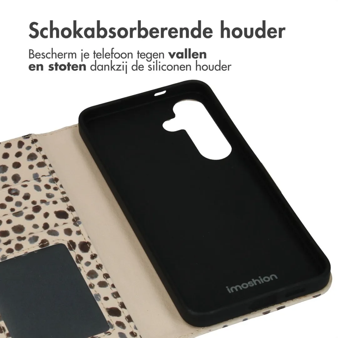 Imoshion Hoesje Samsung Galaxy S24 Plus - 3 Pasjes - Black And White Dots - afbeelding 6 van 6