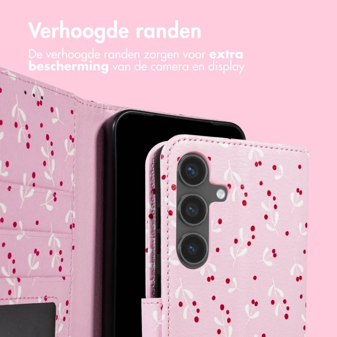 Imoshion Bookcase Hoesje Samsung Galaxy S24 - 3 Pasjes - Blush Berries