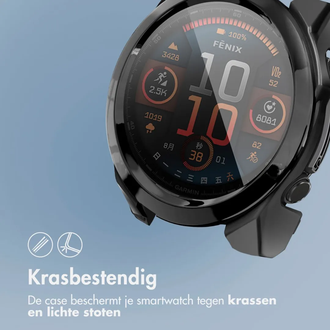 Imoshion Screen Protector Garmin Fenix 8 43mm - Zwart