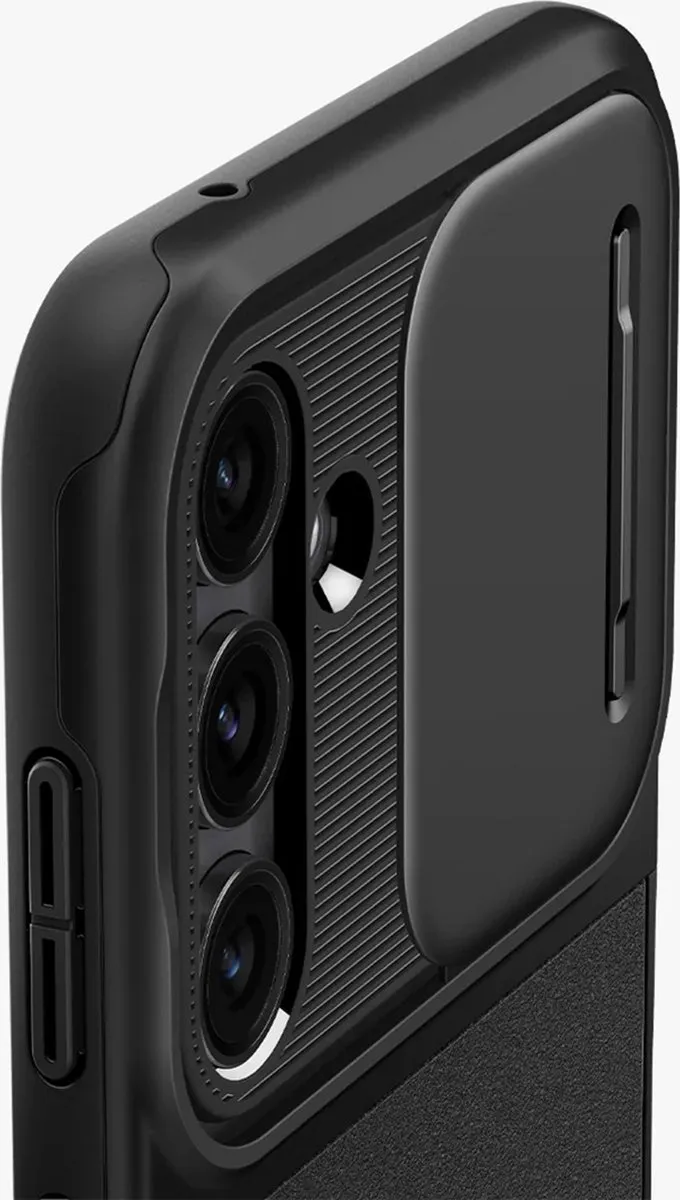 Spigen Optik Armor Hoesje ACS06380 - Samsung Galaxy S23 FE - Zwart