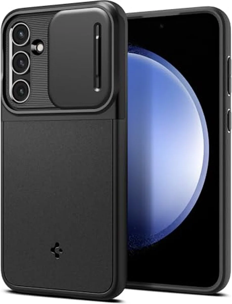 Spigen Optik Armor Hoesje ACS06380 - Samsung Galaxy S23 FE - Zwart