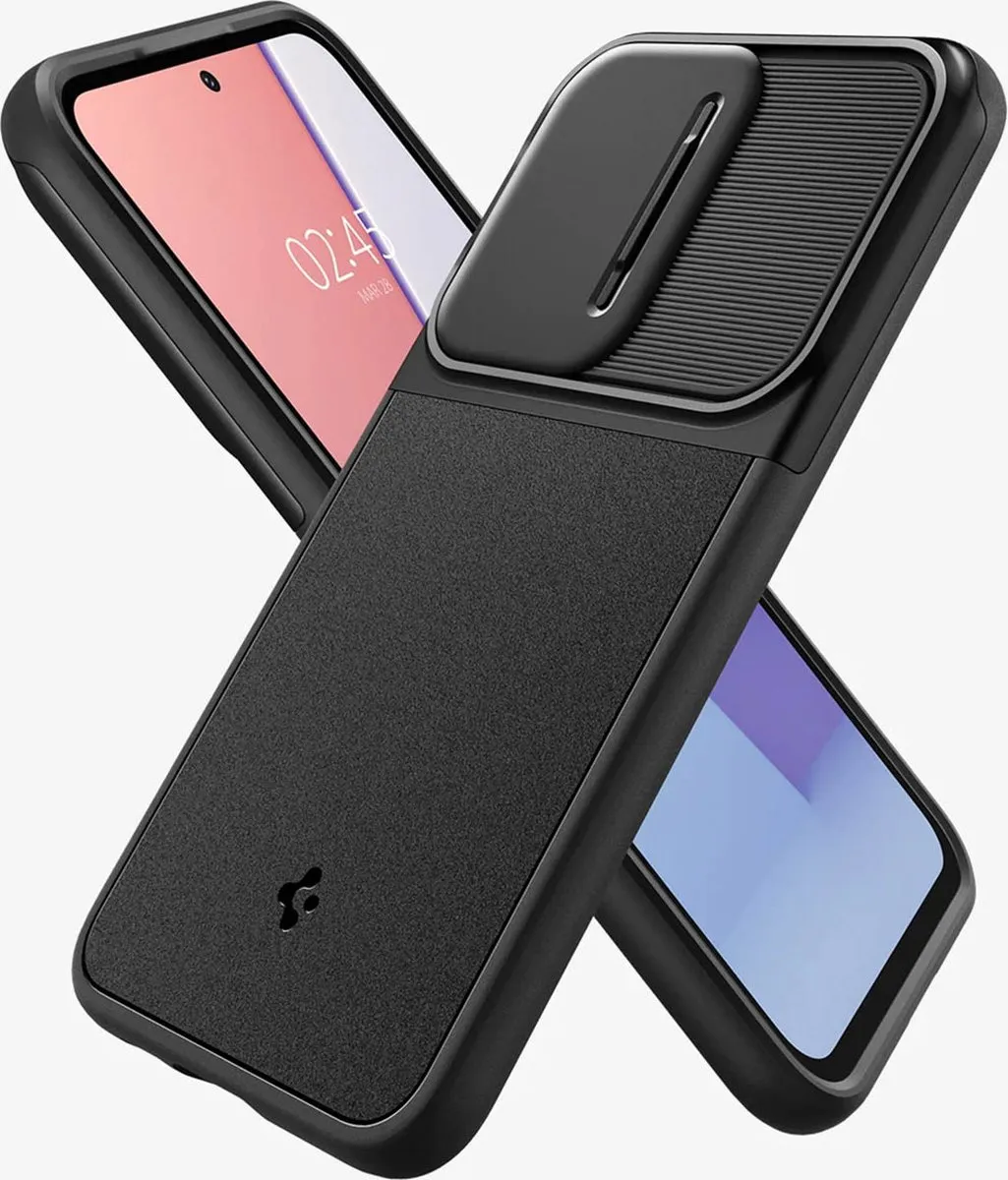 Spigen Optik Armor Hoesje ACS06380 - Samsung Galaxy S23 FE - Zwart
