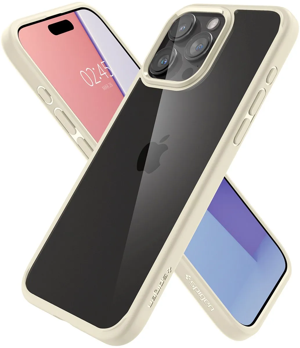 Spigen Ultra Hybrid Hoesje iPhone 15 Pro - Zand