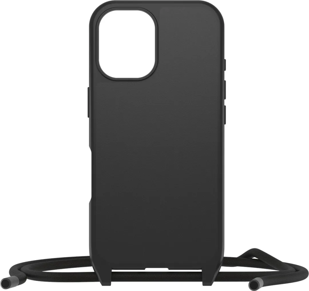 OtterBox React Necklace Mag iPhone 16 Hoesje - 77-96814 - Zwart