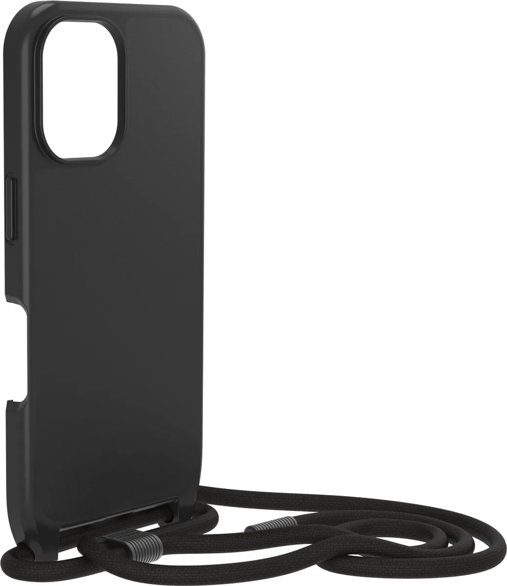 OtterBox React Necklace Mag iPhone 16 Hoesje - 77-96814 - Zwart
