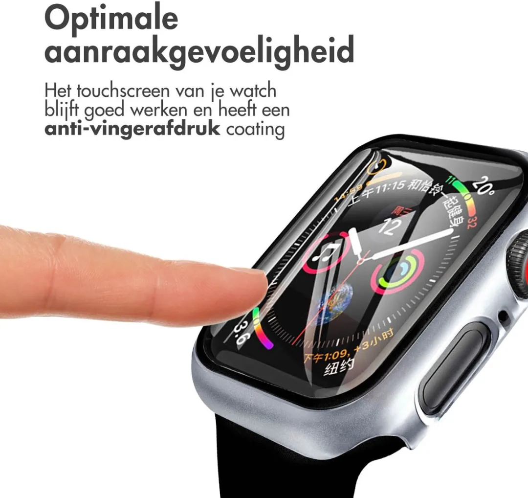 Imoshion Apple Watch 40mm Full Cover Screen Protector - Zilver