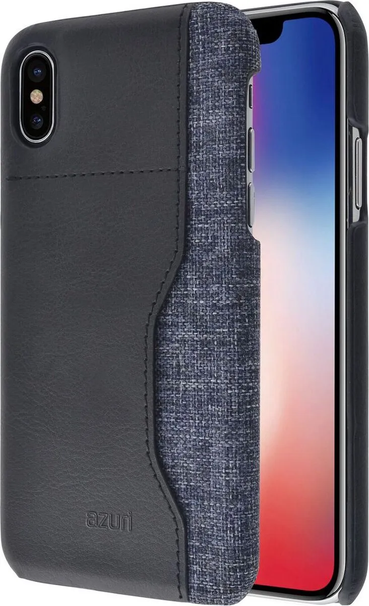 Azuri iPhone X/XS Hoesje AZCOVELMIXIPHX-BLK