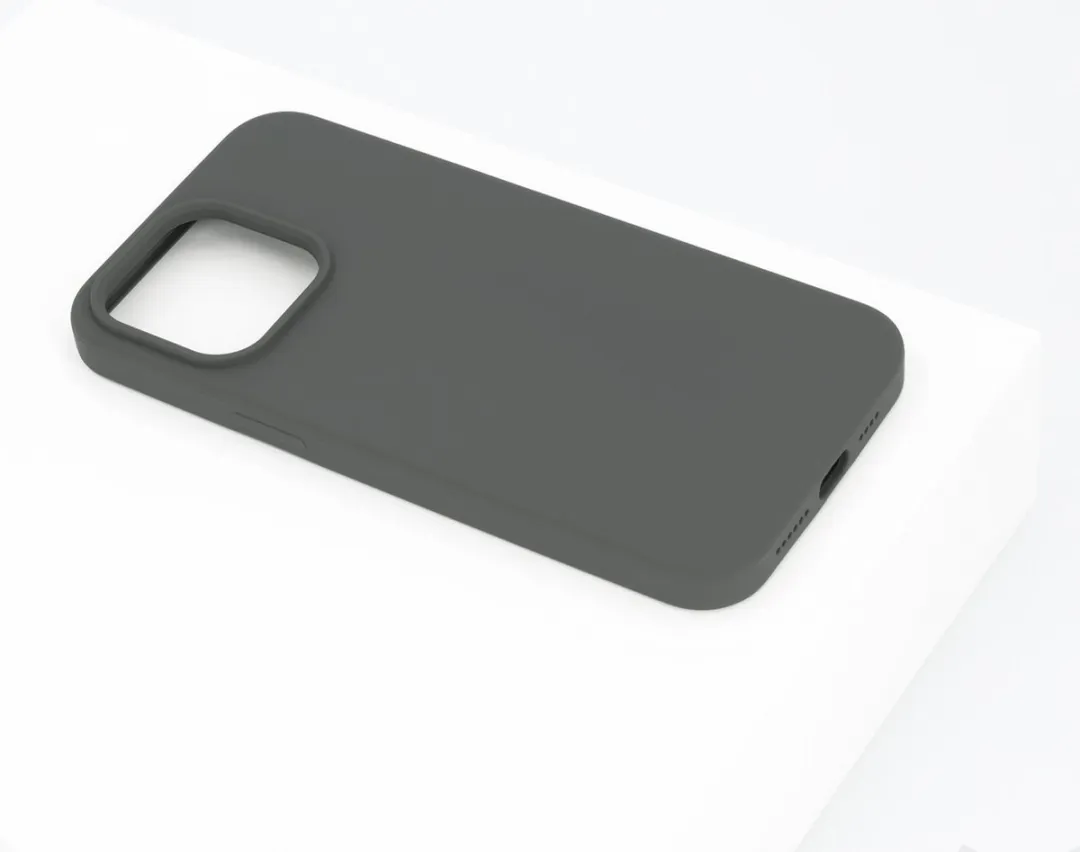 BMAX Siliconen Hoesje iPhone 14 Pro Max - Grijs