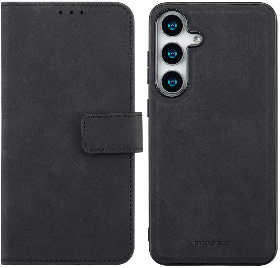 Imoshion Hoesje Samsung Galaxy S25 Plus - 2-in-1 Bookcase Zwart