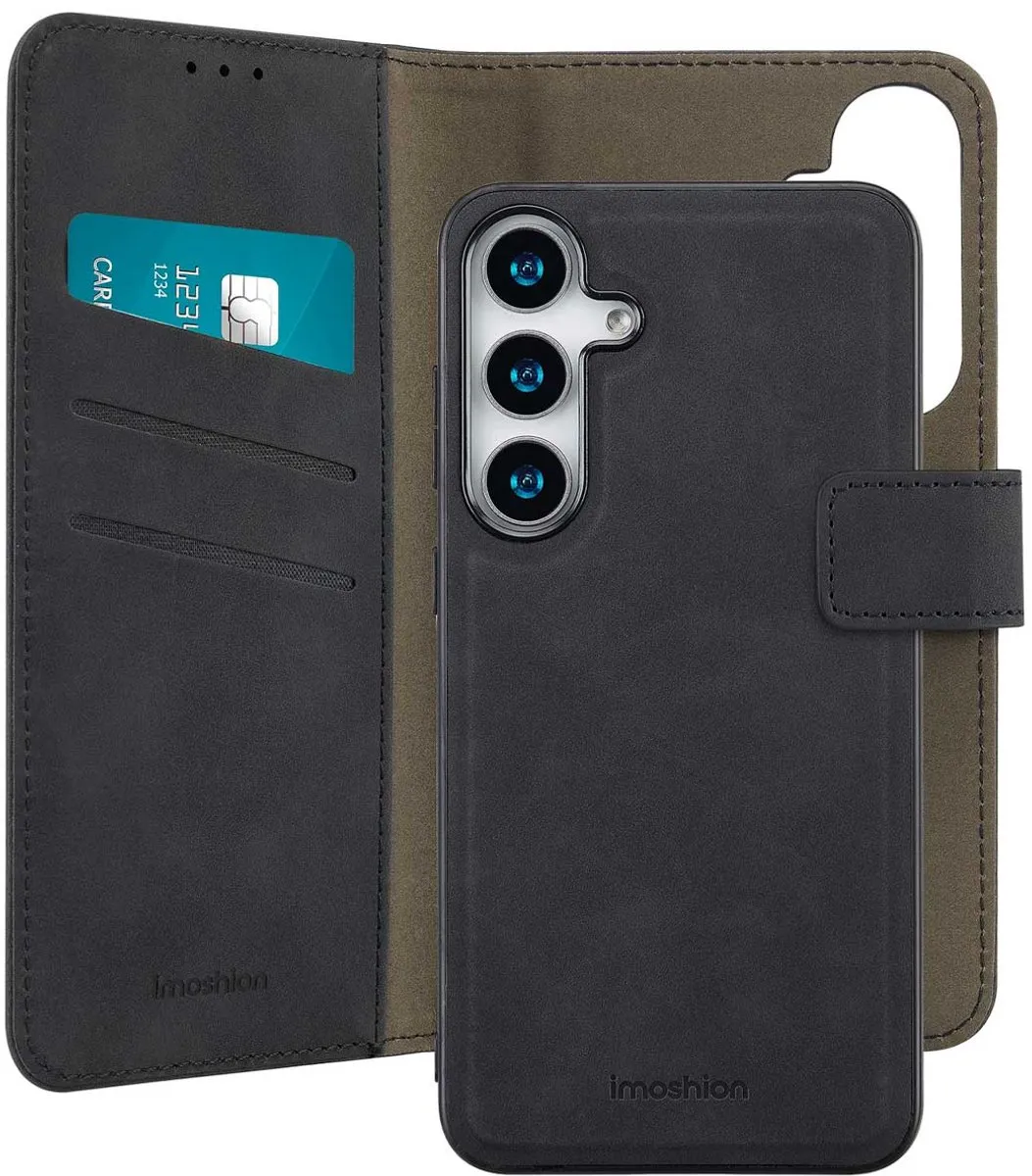Imoshion Hoesje Samsung Galaxy S25 Plus - 2-in-1 Bookcase Zwart