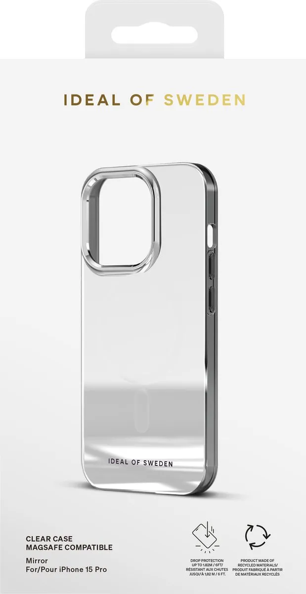 iDeal of Sweden Clear Case MagSafe iPhone 15 Pro Mirror - IDCLCMS-I2361P-477