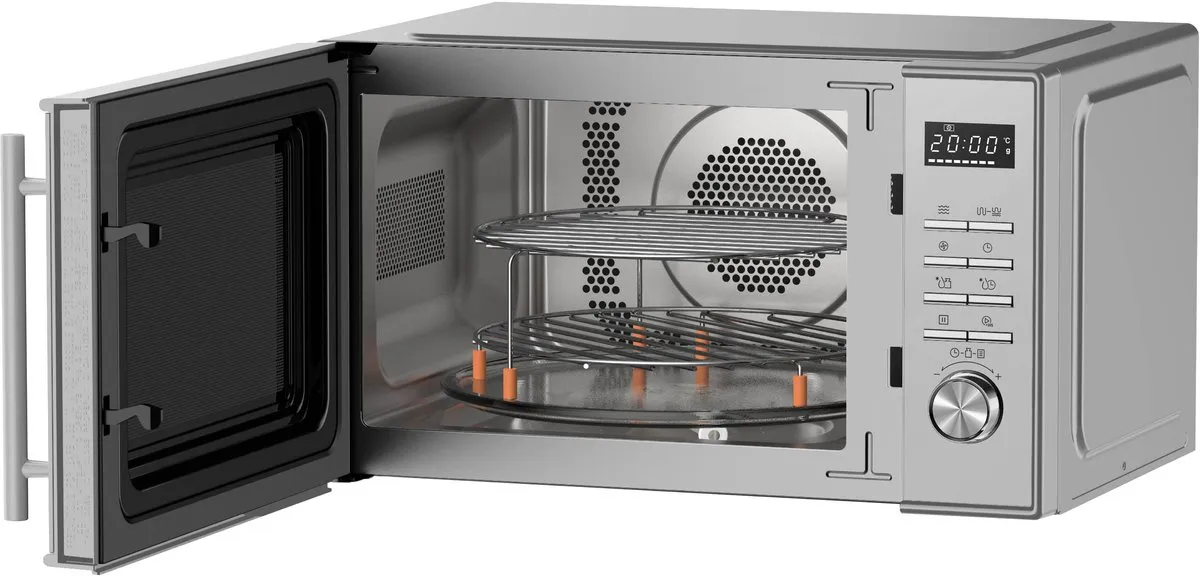 Inventum MN237CS Vrijstaande Combimagnetron 23L 900W - Zilver
