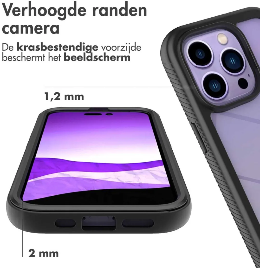 Imoshion Hoesje iPhone 14 Pro - Zwart