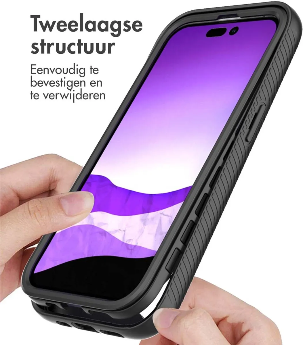Imoshion Hoesje iPhone 14 Pro - Zwart