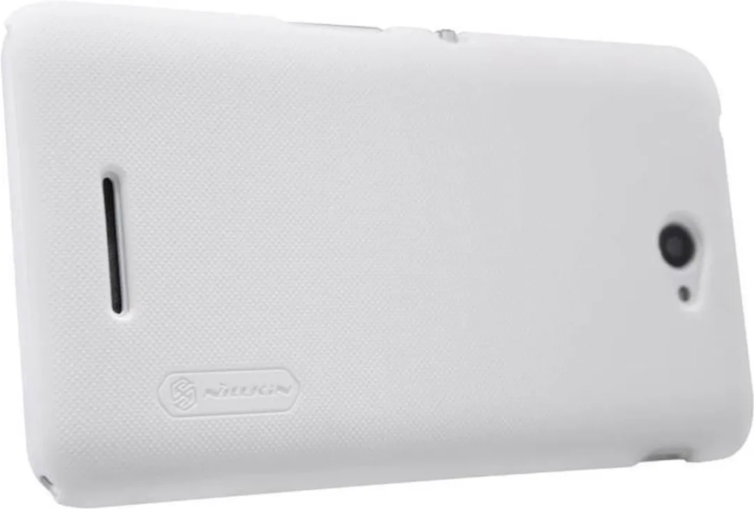 Nillkin Super Frosted Backcover Sony Xperia E4 - Wit - afbeelding 5 van 6
