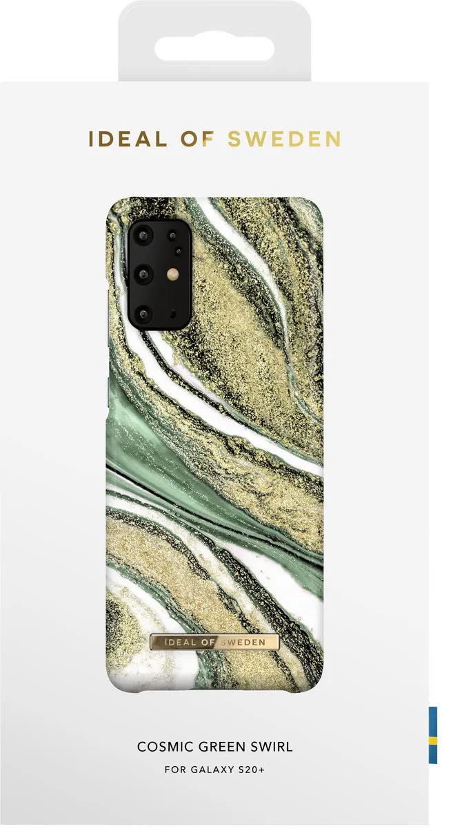 iDeal of Sweden Fashion Case S20+ Cosmic Green Swirl - IDFCSS20-S11-192