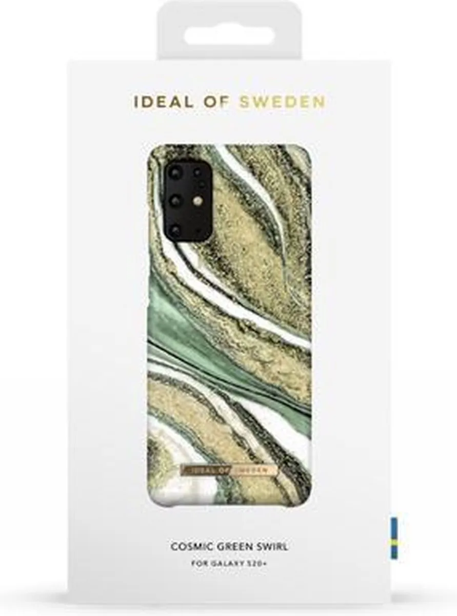 iDeal of Sweden Fashion Case S20+ Cosmic Green Swirl