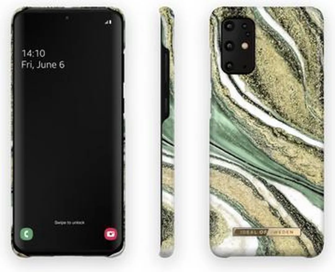iDeal of Sweden Fashion Case S20+ Cosmic Green Swirl - IDFCSS20-S11-192