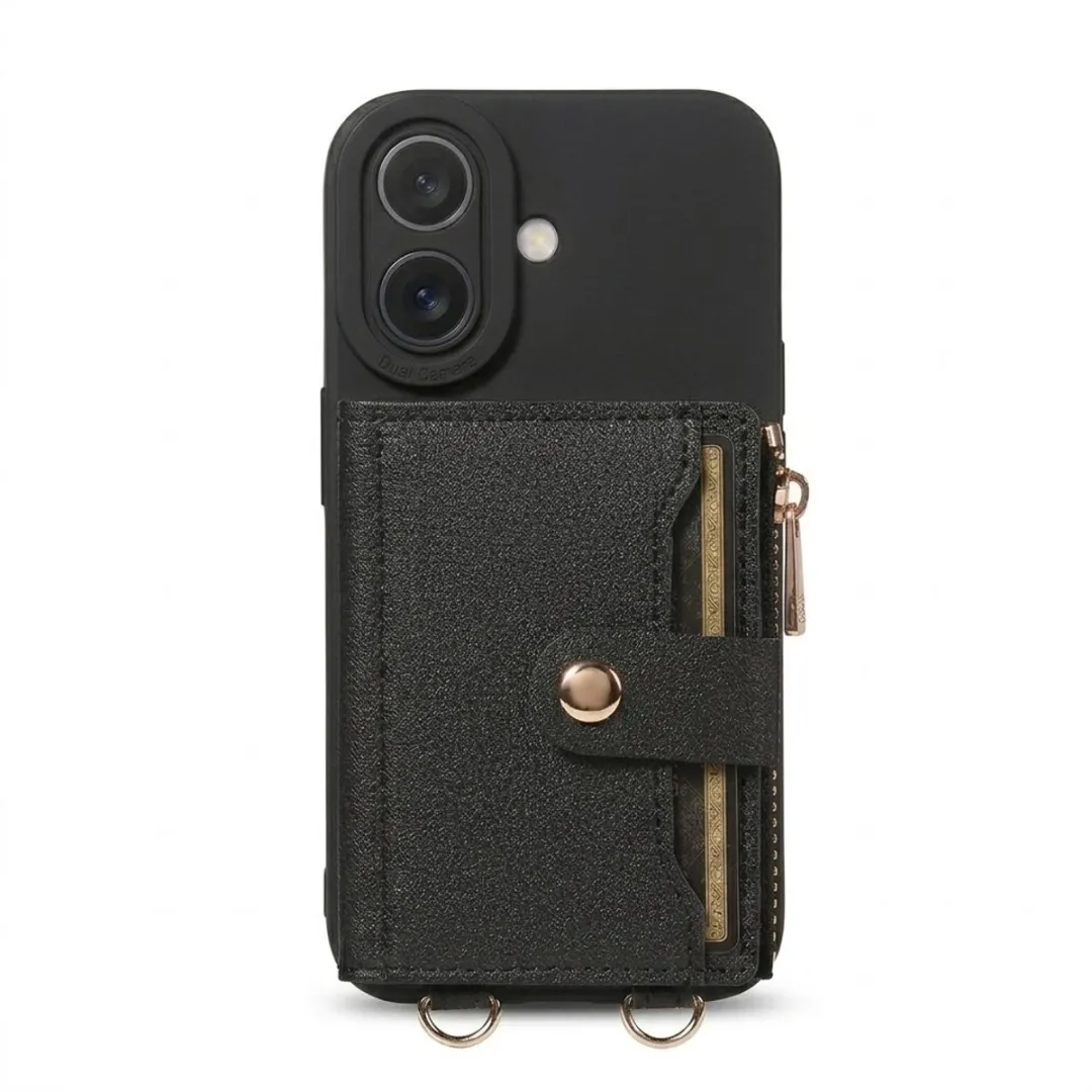 NUVEX iPhone 16 Hoesje met Portemonnee