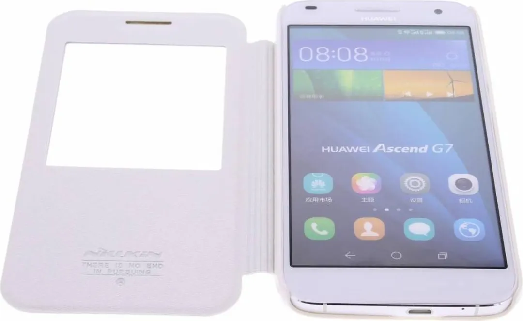 Nillkin Sparkle Hoesje Huawei Ascend G7 - Wit - afbeelding 3 van 5