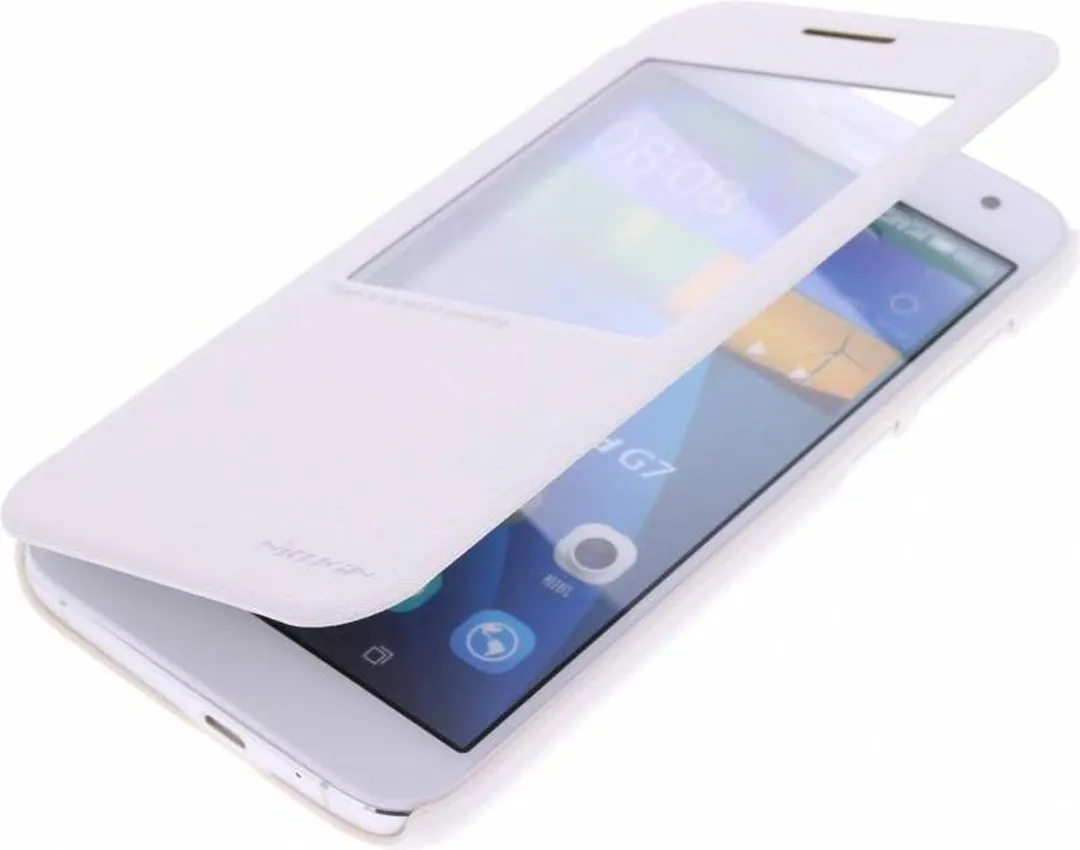 Nillkin Sparkle Hoesje Huawei Ascend G7 - Wit - afbeelding 5 van 5