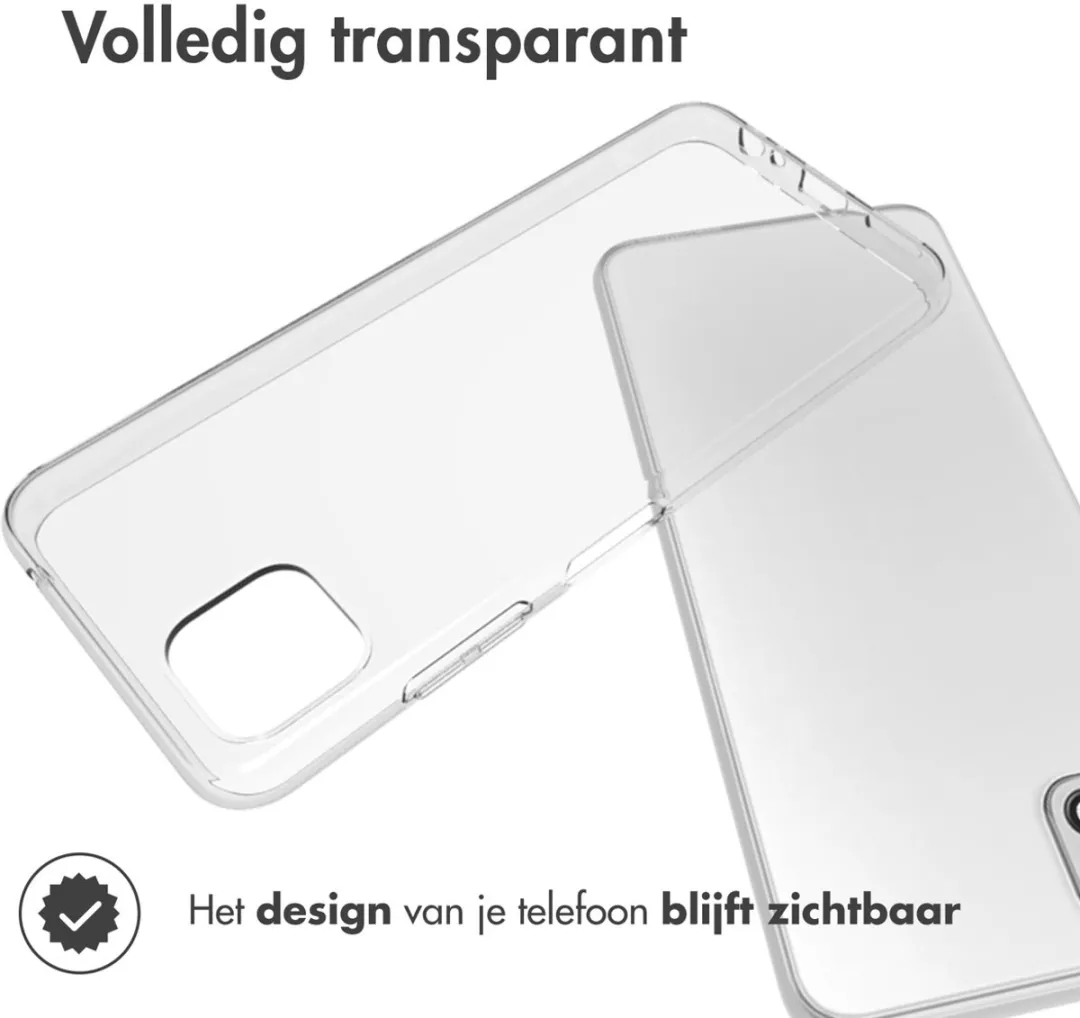 Accezz Hoesje Samsung Galaxy A22 5G - Transparant