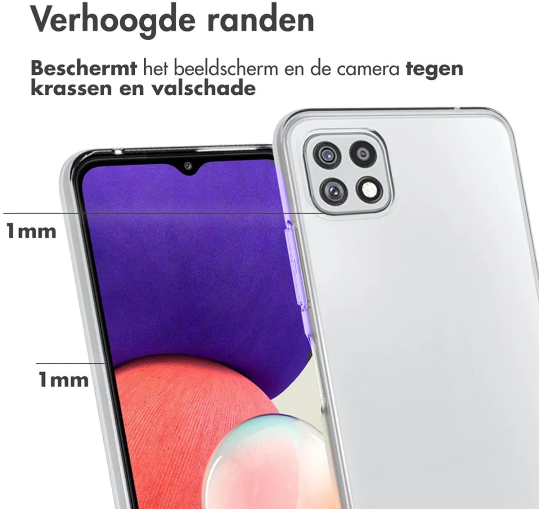 Accezz Hoesje Samsung Galaxy A22 5G - Transparant