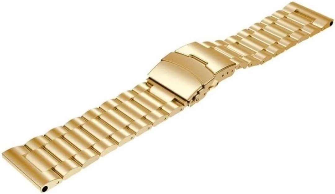 Just in Case RVS Bandje Garmin Fenix 5X - M/L - Goud