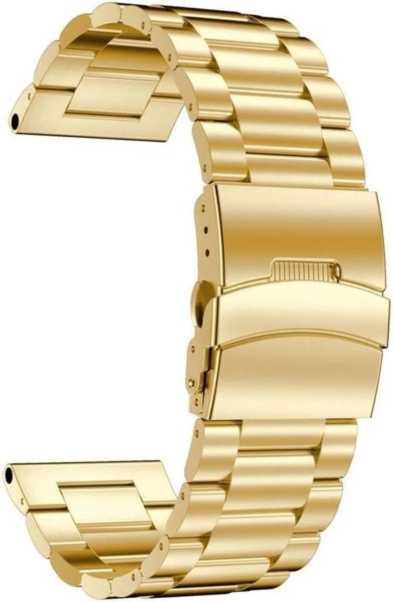 Just in Case RVS Bandje Garmin Fenix 5X - M/L - Goud