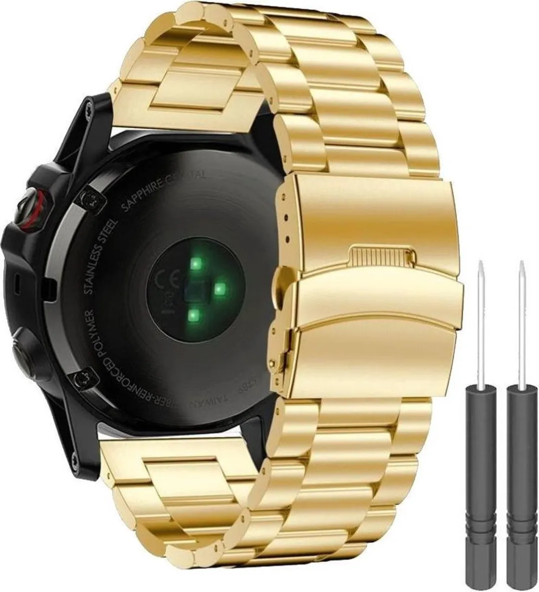 Just in Case RVS Bandje Garmin Fenix 5X