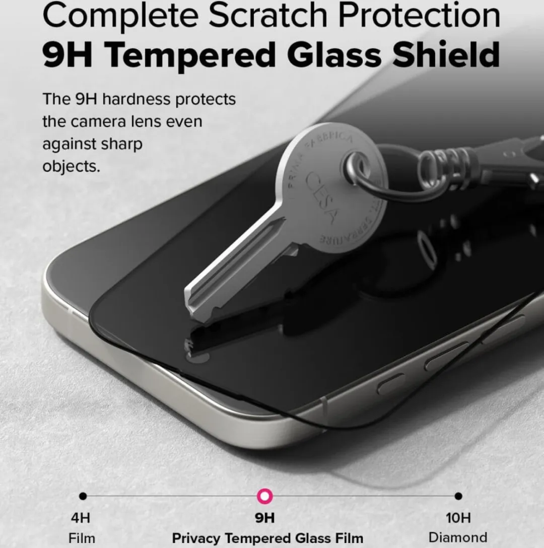 Ringke Easy Slide Privacyglas iPhone 16 Pro Max - 2 Stuks
