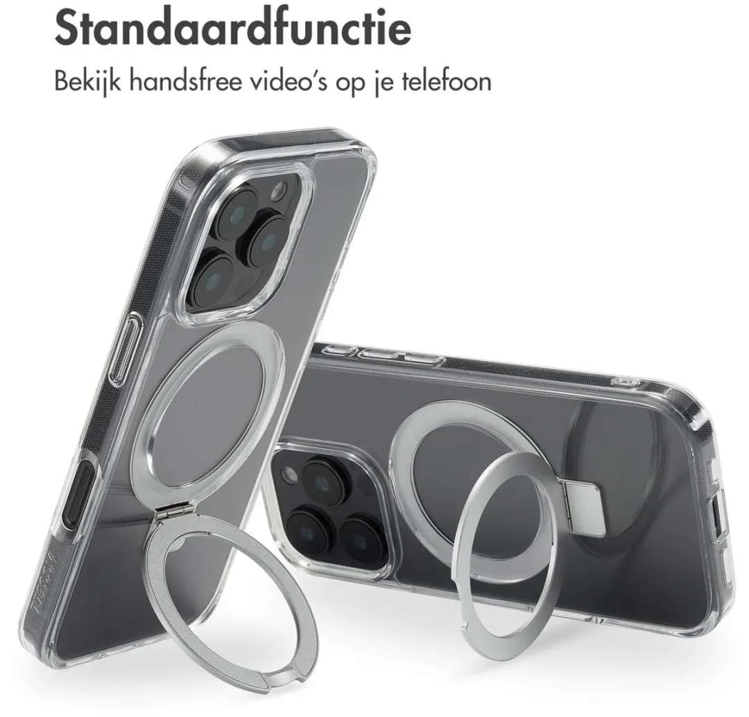 Accezz Hoesje iPhone 16 Pro MagSafe - Transparant