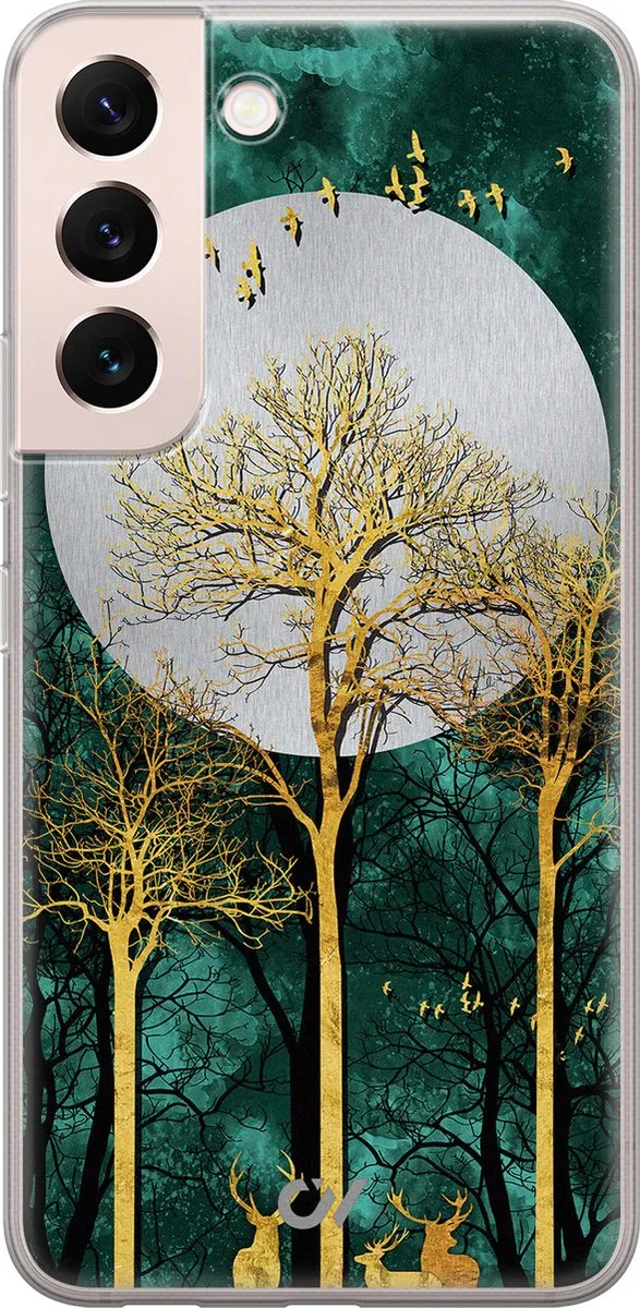 Casevibes Samsung Galaxy S22 Hoesje Goud