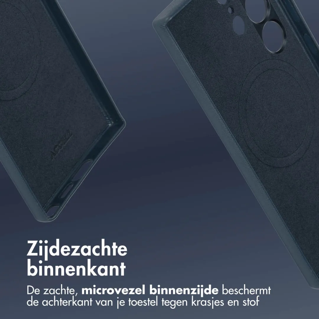 Accezz Hoesje Samsung Galaxy S24 Ultra Magnetisch Nightfall Blue