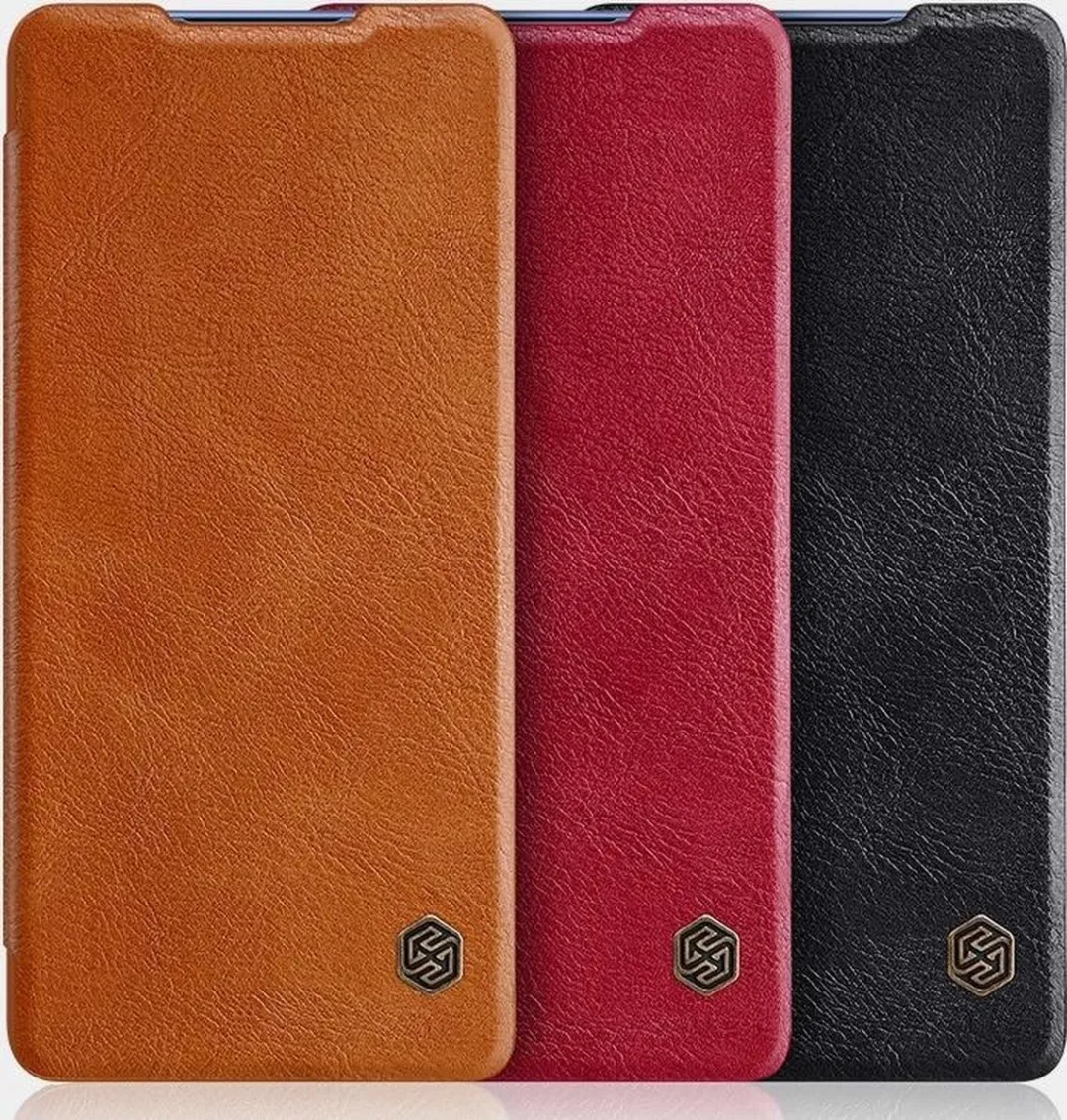Nillkin Qin Leather Case Samsung Galaxy S20 FE - Bruin - afbeelding 5 van 5