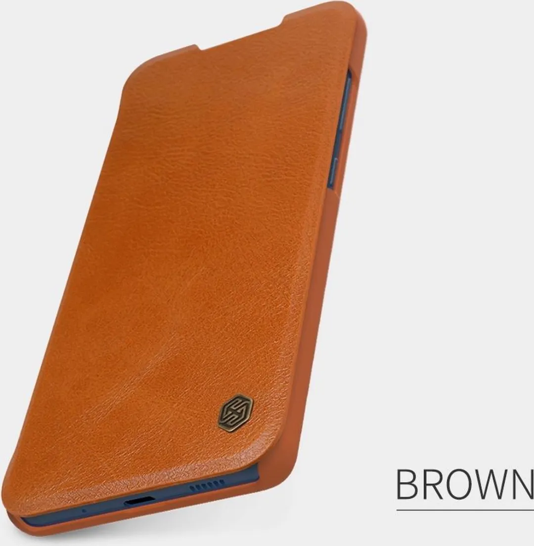 Nillkin Qin Leather Case Samsung Galaxy S20 FE - Bruin - afbeelding 3 van 5