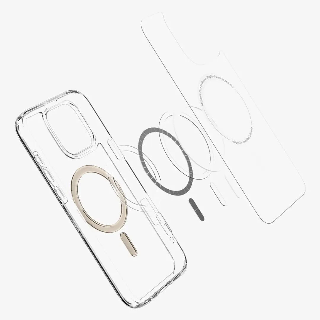 Spigen Ultra Hybrid MagFit ACS08132 Hoesje - iPhone 16 Pro - Goud