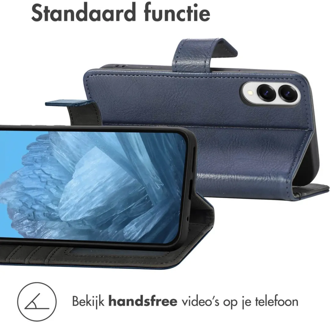Imoshion Hoesje Samsung Galaxy S25 Edge - 3 Pasjes - Donkerblauw