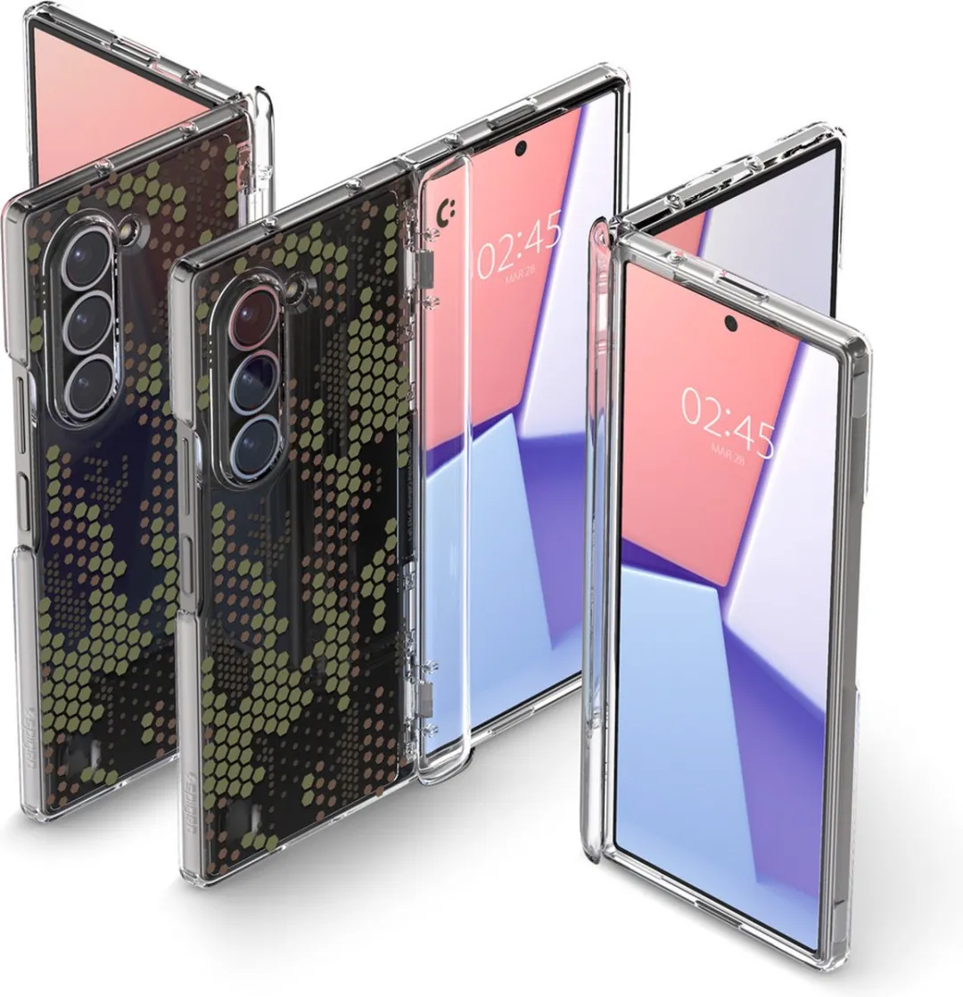 Spigen Ultra Hybrid ACS08283 Hoesje - Samsung Galaxy Z Fold 6 - Transparant