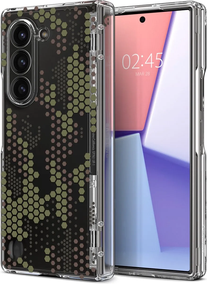 Spigen Ultra Hybrid ACS08283 Hoesje - Samsung Galaxy Z Fold 6 - Transparant