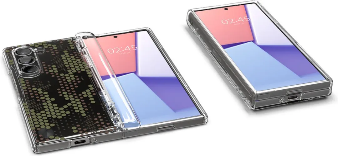 Spigen Ultra Hybrid ACS08283 Hoesje - Samsung Galaxy Z Fold 6 - Transparant